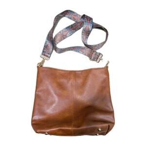 Retro Large Capacity Bag Geometric Strap Crossbody Bag Adjustable Shoulder Strap